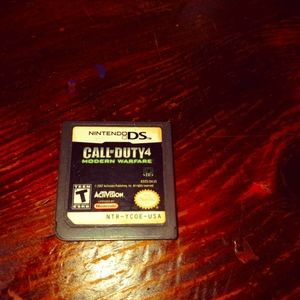 Game boy call of duty 4 game